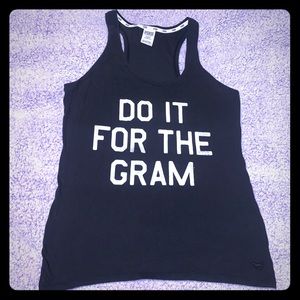 VS PINK cute black tank sz.M